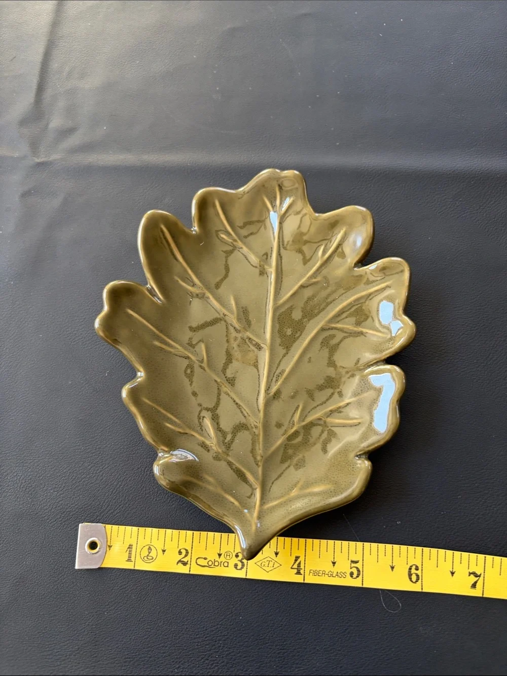 Crate & Barrel B. Eigen Leaf Plates Set of 4 NWOT Made in Portugal Fall Harvest